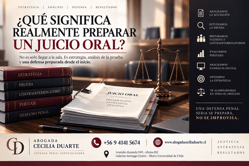 ¿Qué significa realmente preparar un juicio oral?