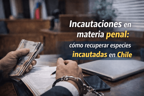 Incautaciones en materia penal: cómo recuperar especies incautadas en Chile