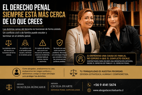 Cuando una causa de familia puede convertirse en un problema penal en Chile