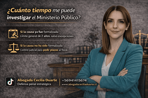 ¿Cuánto tiempo me puede investigar el Ministerio Público en Chile?